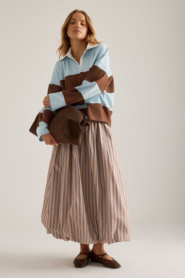 By Anthropologie Gestreiftes Rugby-Oberteil #1