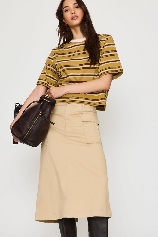 By Anthropologie Boxy Stripe T-Shirt #2