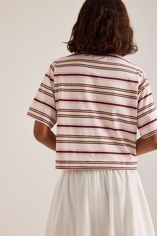 T-shirt ample à rayures By Anthropologie #5