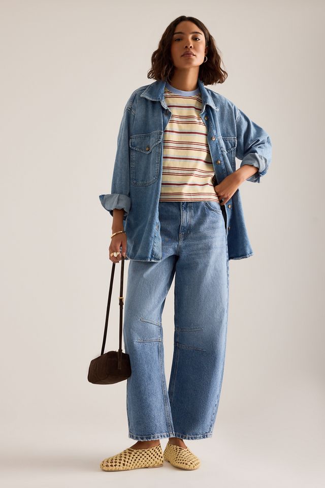 By Anthropologie Boxy Stripe T-Shirt #2
