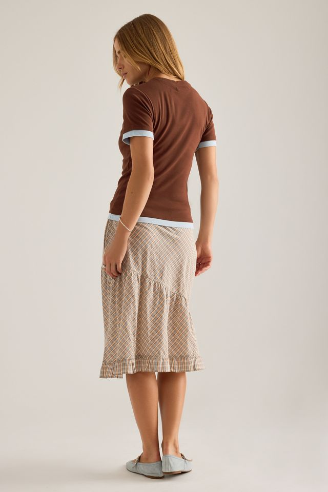 By Anthropologie Double Layer Short-Sleeve T-Shirt #5
