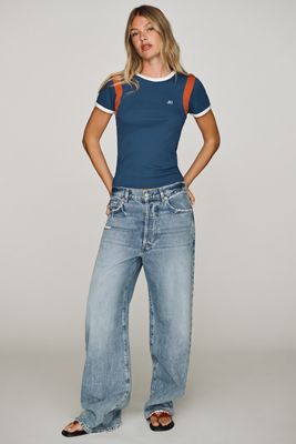 By Anthropologie 100% Cotton Sporty Baby Tee