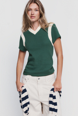 By Anthropologie 100% Cotton Waffle Top by Anthropologie