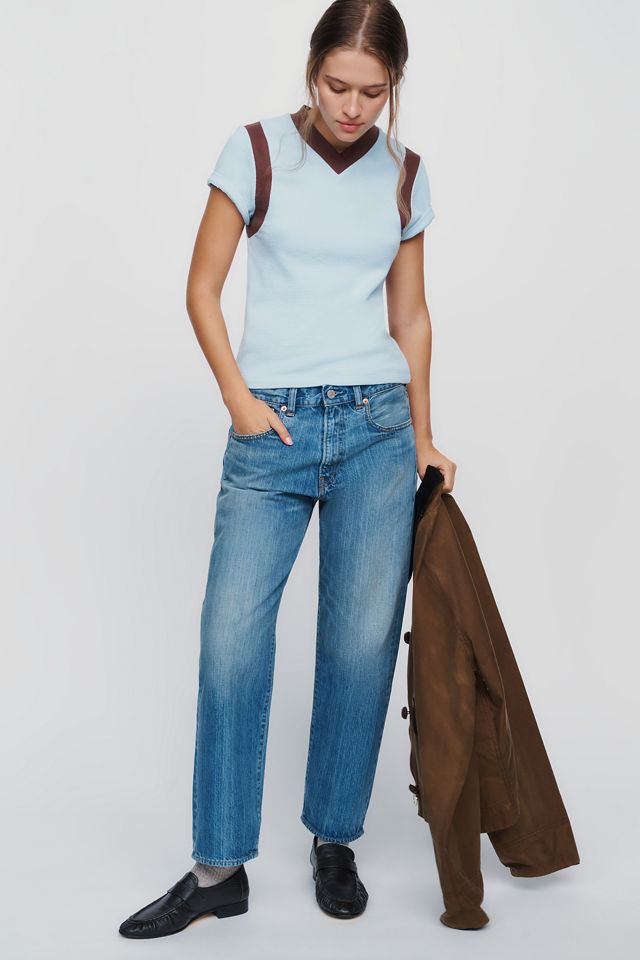 By Anthropologie 100% Cotton Waffle Top #2
