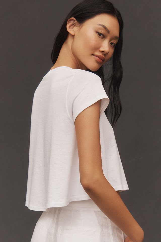 Maeve Crop Swing Tee #1