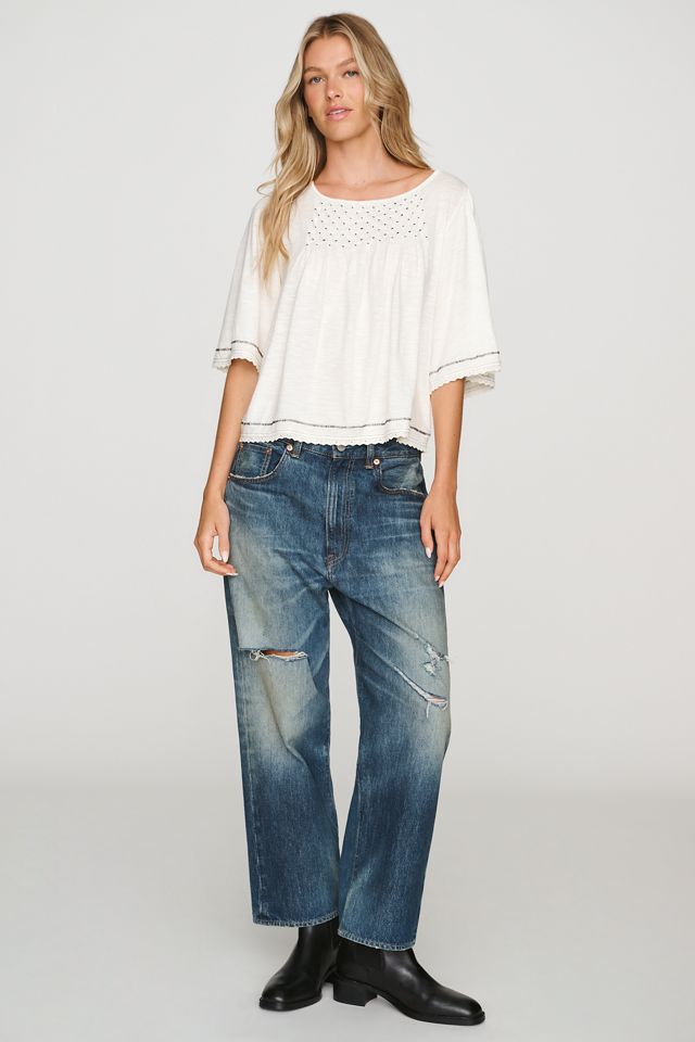 Pilcro Flutter-Sleeve Swing Blouse #2
