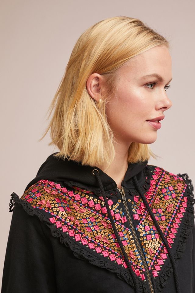 Embroidered Terry Hoodie #1