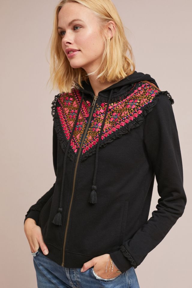 Embroidered Terry Hoodie #2