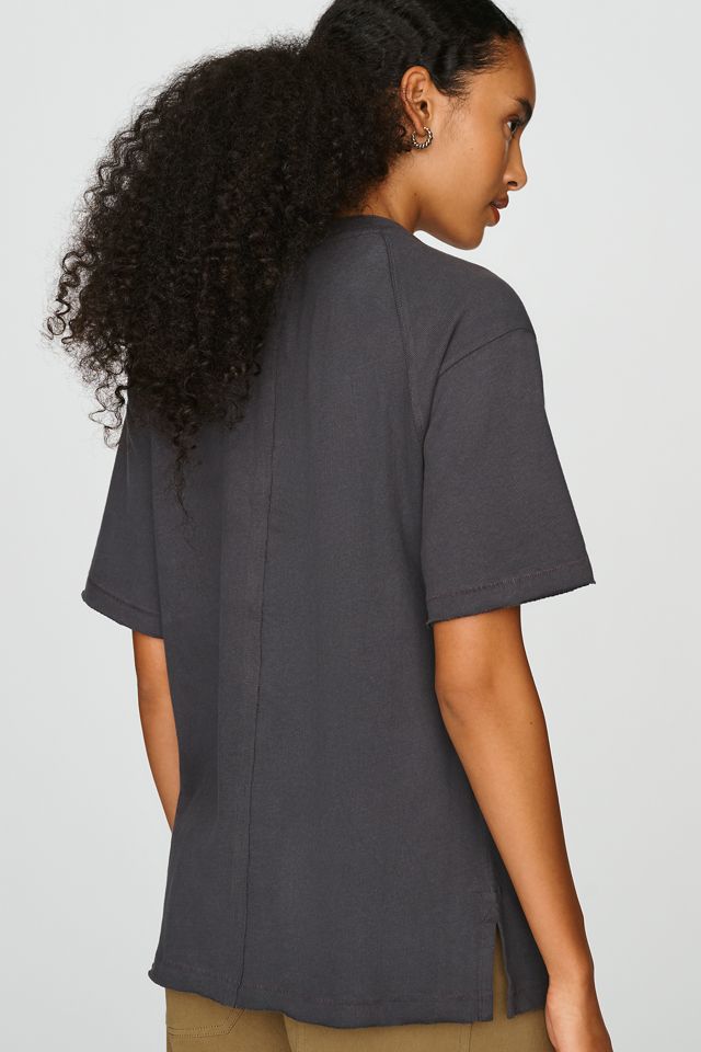 Pilcro 100% Cotton Notched Graphic Tee #3