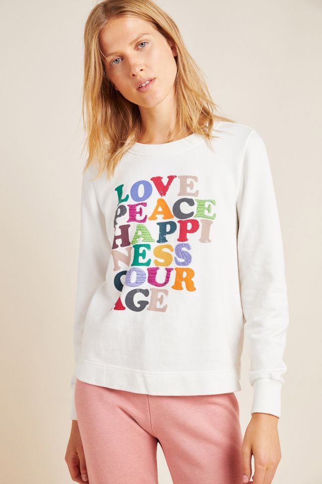 Peace sweatshirt anthropologie new arrivals