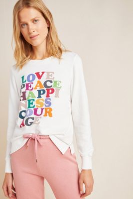 Love Peace Happiness Pullover
