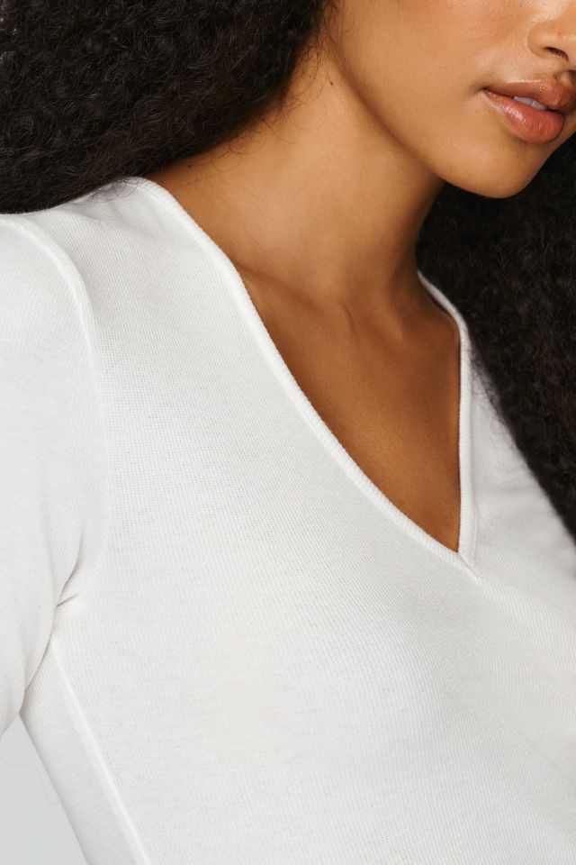 Pilcro Cuffed V-Neck Tee #1