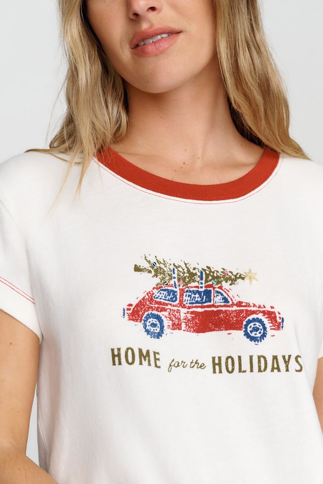 Pilcro Billie 100% Cotton Graphic Holiday Tee #1