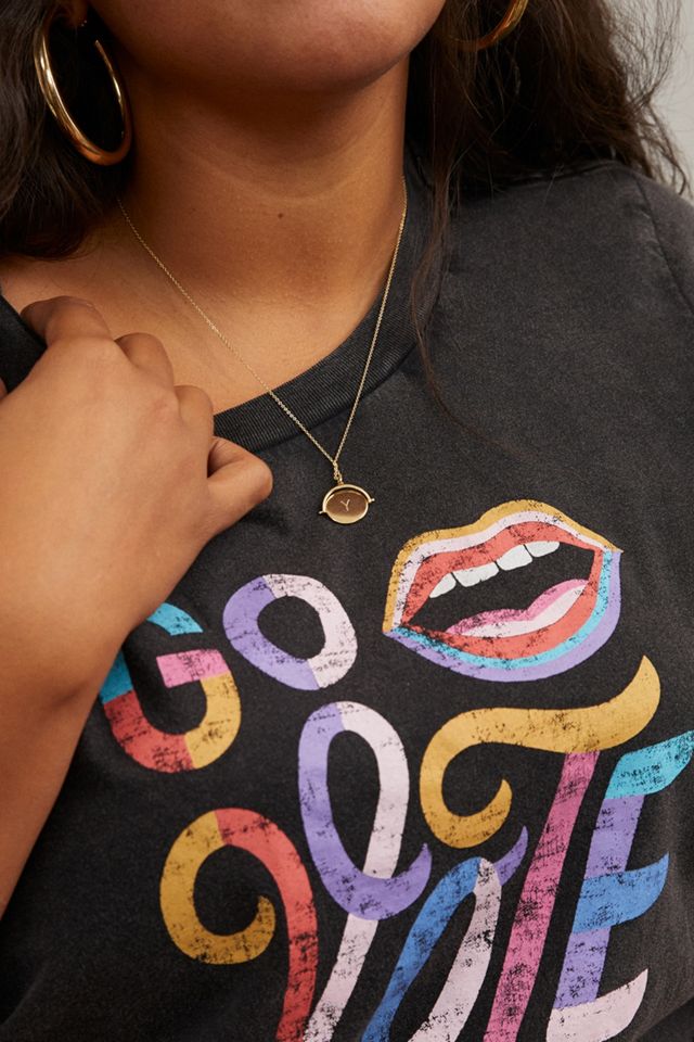 Super Nice Letters Go Vote Graphic Tee #5