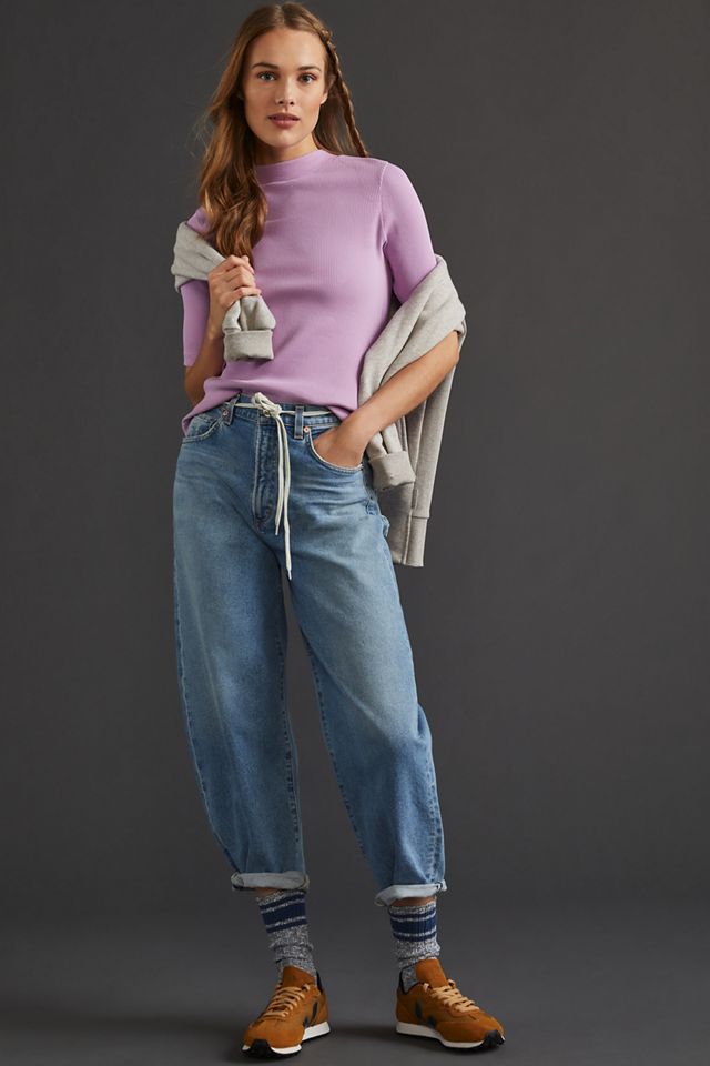 Maeve Mock Neck Top #3