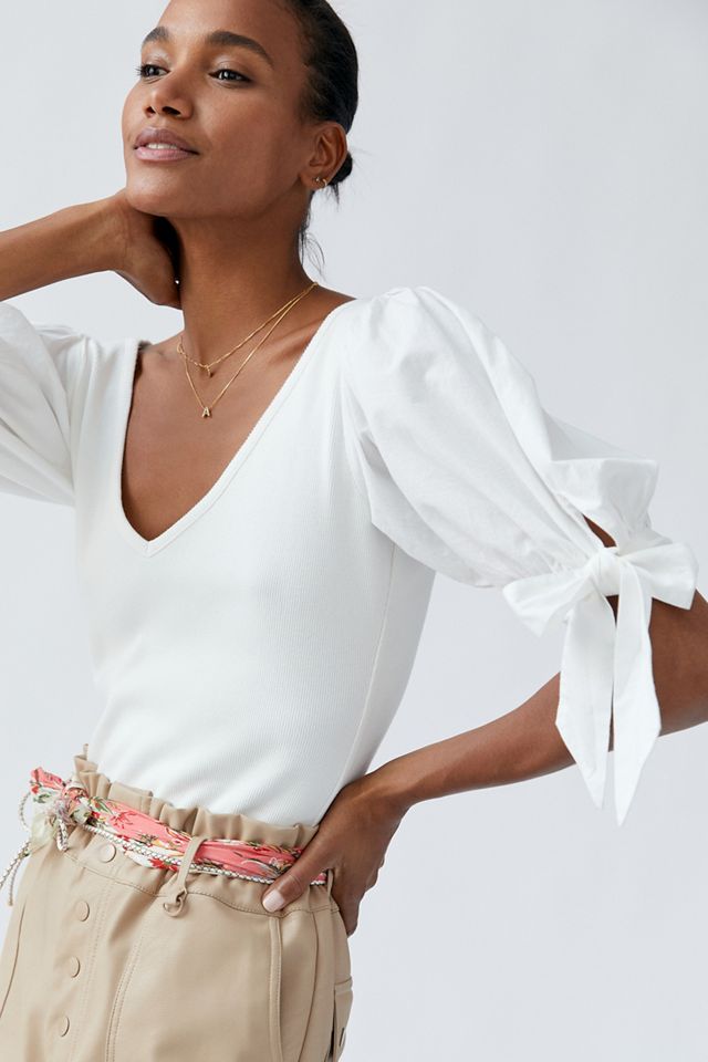 Maeve Puff-Sleeved Top #3