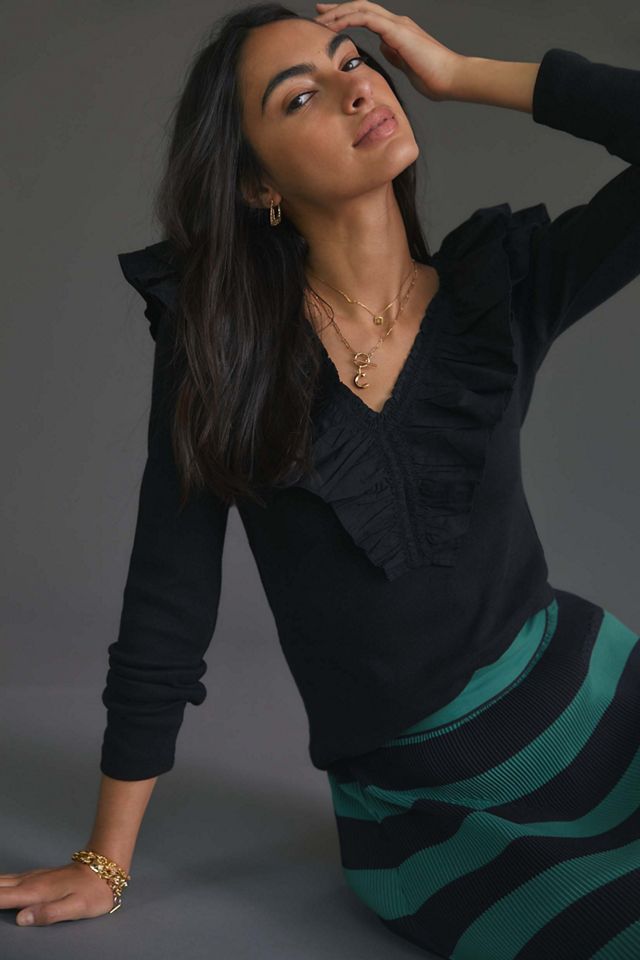 Maeve Ruffled Top #3