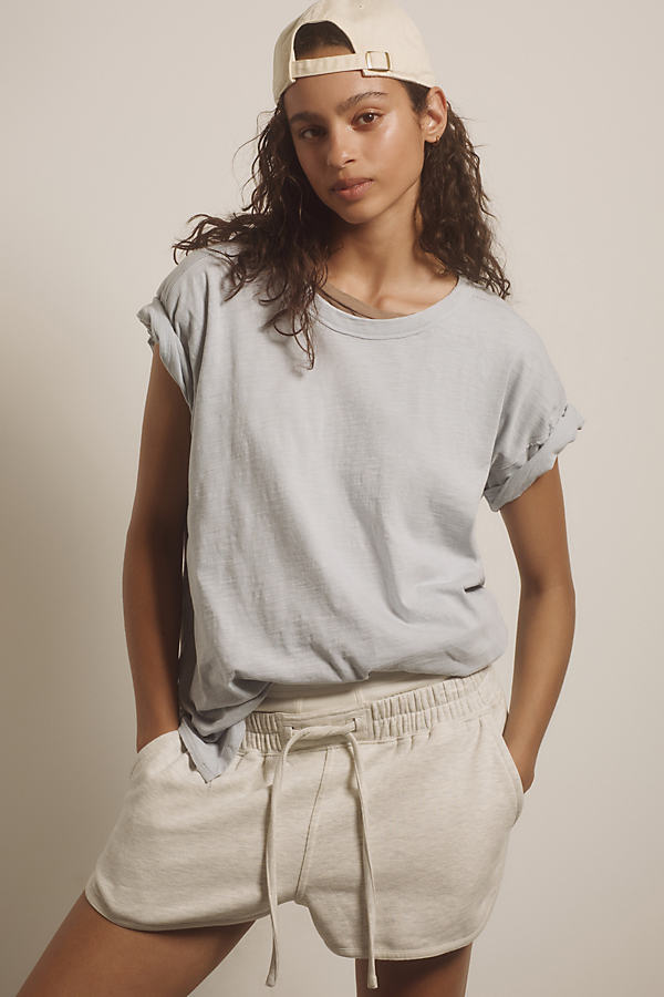 Pilcro Perfect Oversized Tee In Blue