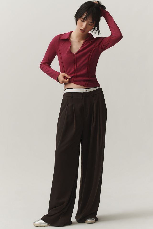 Pilcro Stitched Long-Sleeve Top #2