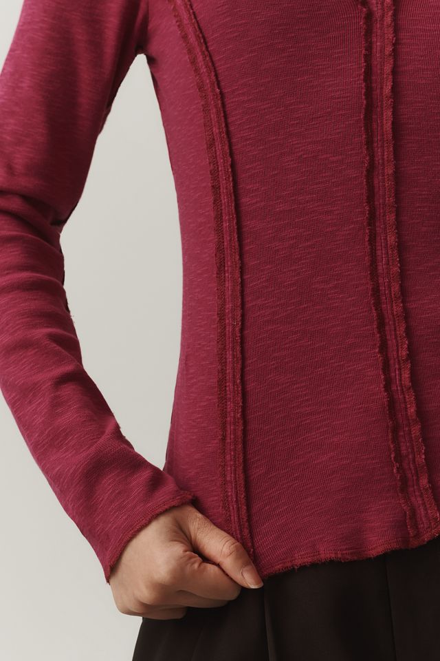 Pilcro Stitched Long-Sleeve Top #3