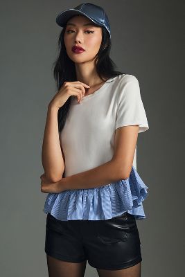 Maeve Ruffle-Hem Top