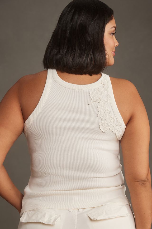 The Pippah Lace Appliqué Tank #6