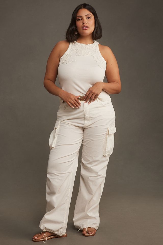 The Pippah Lace Appliqué Tank #7