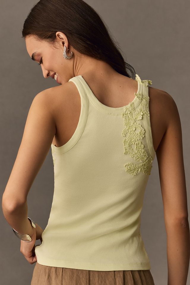 The Pippah Lace Appliqué Tank #1