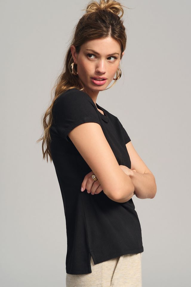 Pilcro Slim Ringer Tee #1