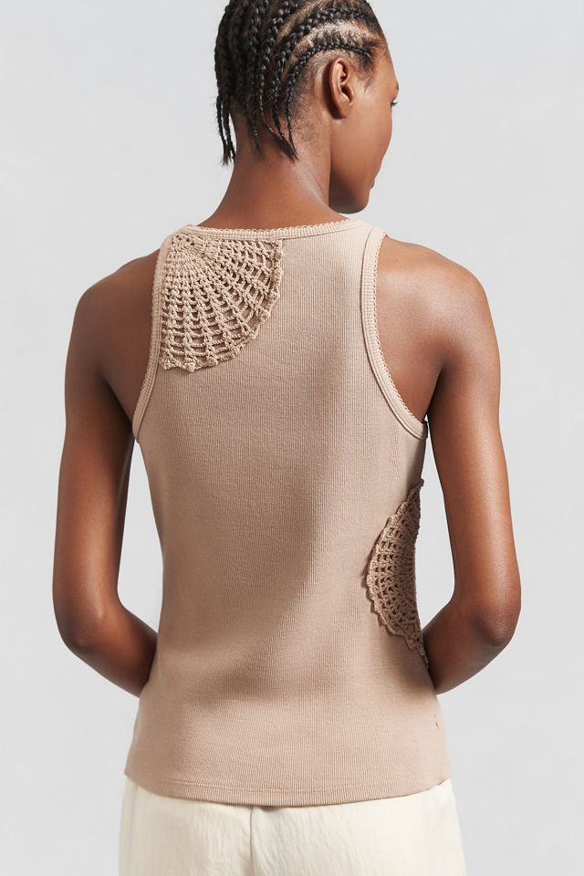 By Anthropologie Crochet Tank #1