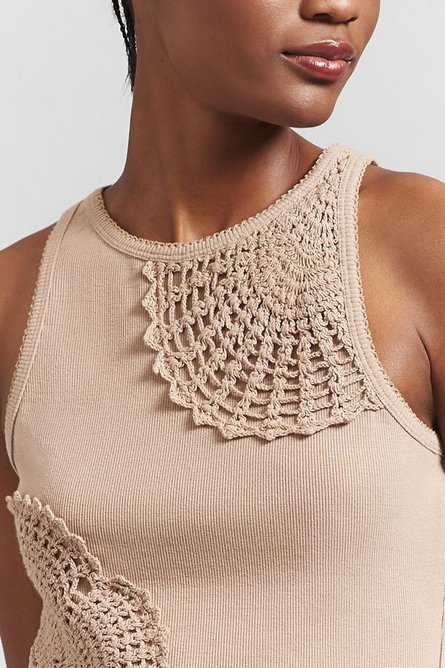 By Anthropologie Crochet Tank #2
