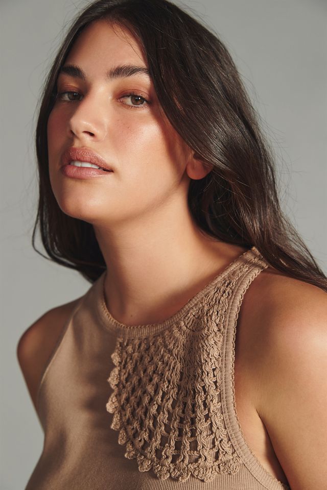 By Anthropologie Crochet Tank #6