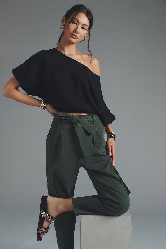 Maeve Bubble Crop Top | Anthropologie