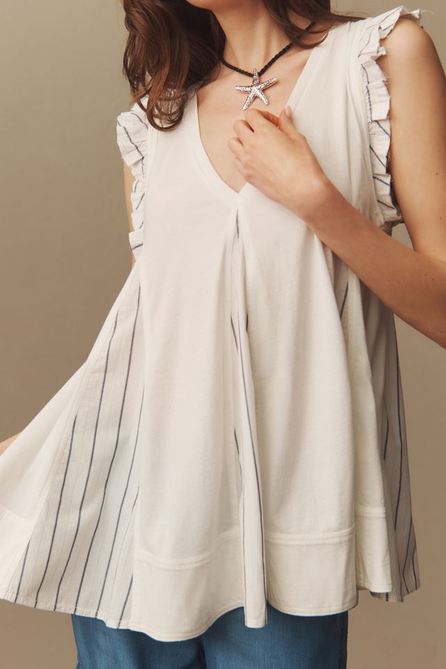 Pilcro Godet Trapeze Flutter Tank #3