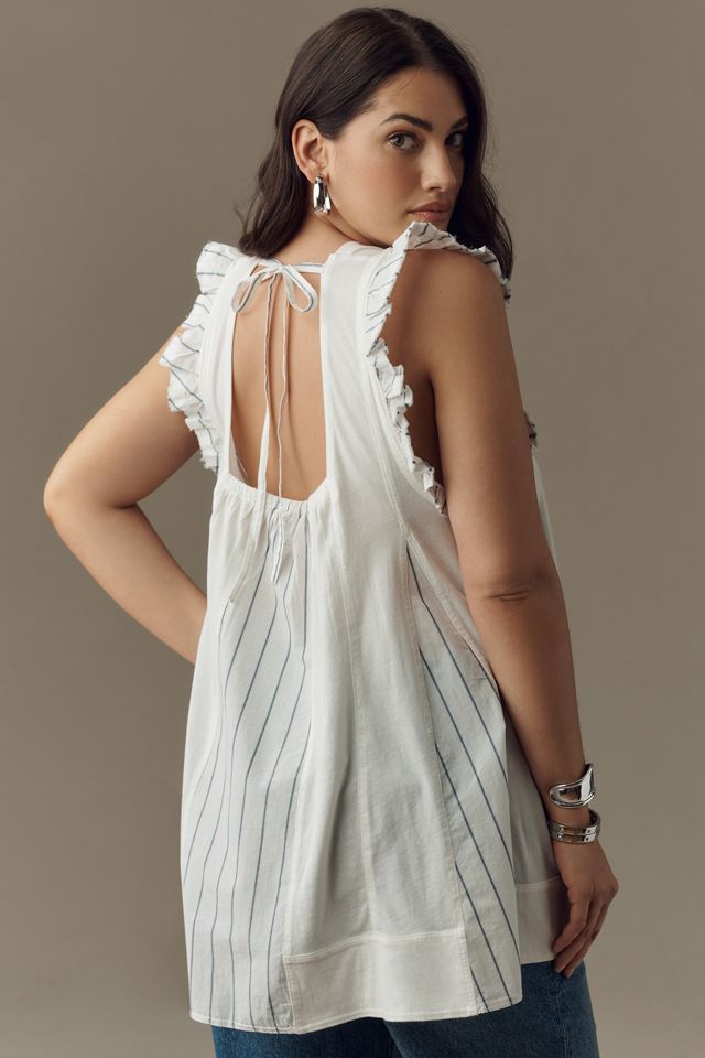 Pilcro Godet Trapeze Flutter Tank #5