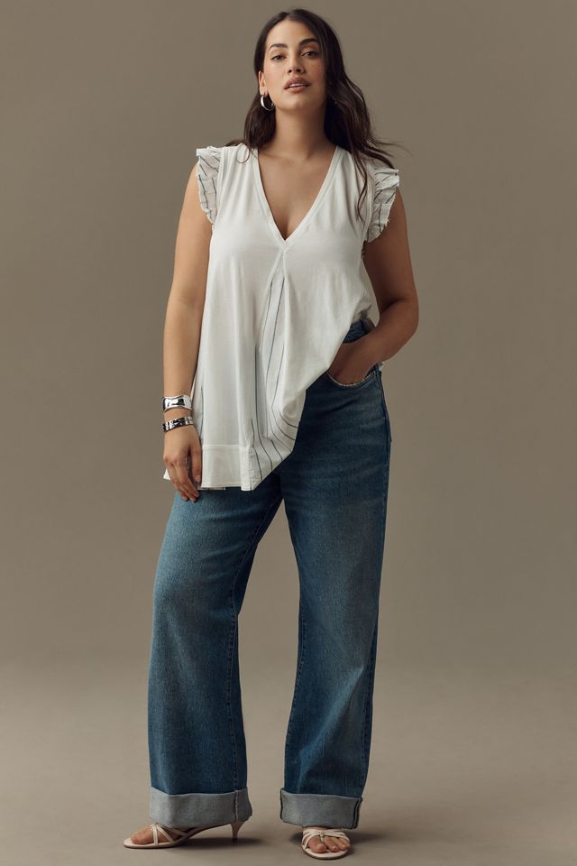 Pilcro Godet Trapeze Flutter Tank #6