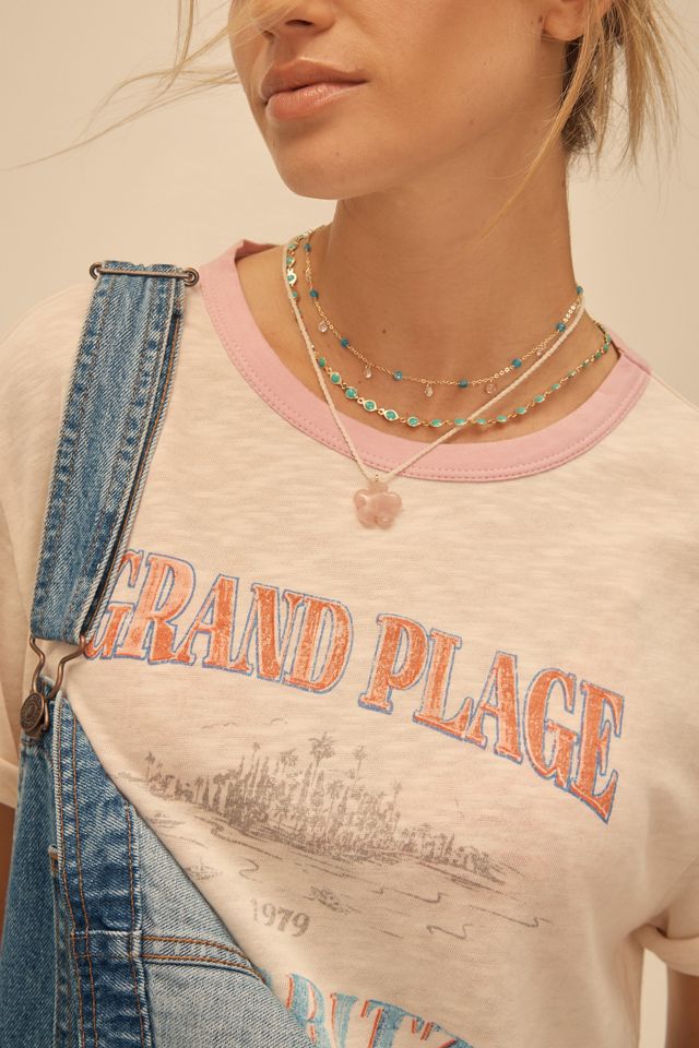 Pilcro Ringer Graphic Tee #2