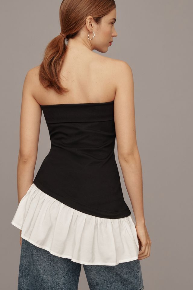 Maeve Asymmetrical Tube Top #1