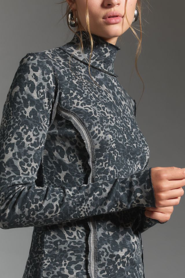 Pilcro Turtleneck Cotton-Slub Top #3