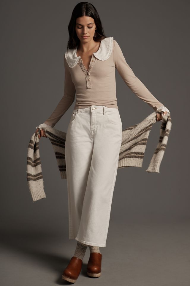 The Keira Collared Button-Front Blouse by Pilcro: Long-Sleeve Edition #3