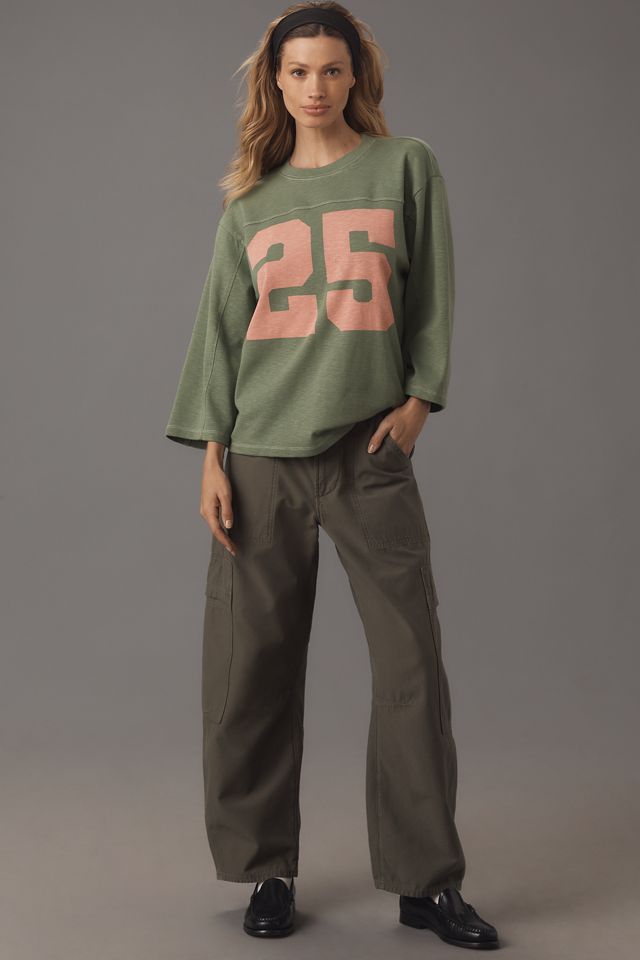 Pilcro 3/4 Sleeve Varsity Tee