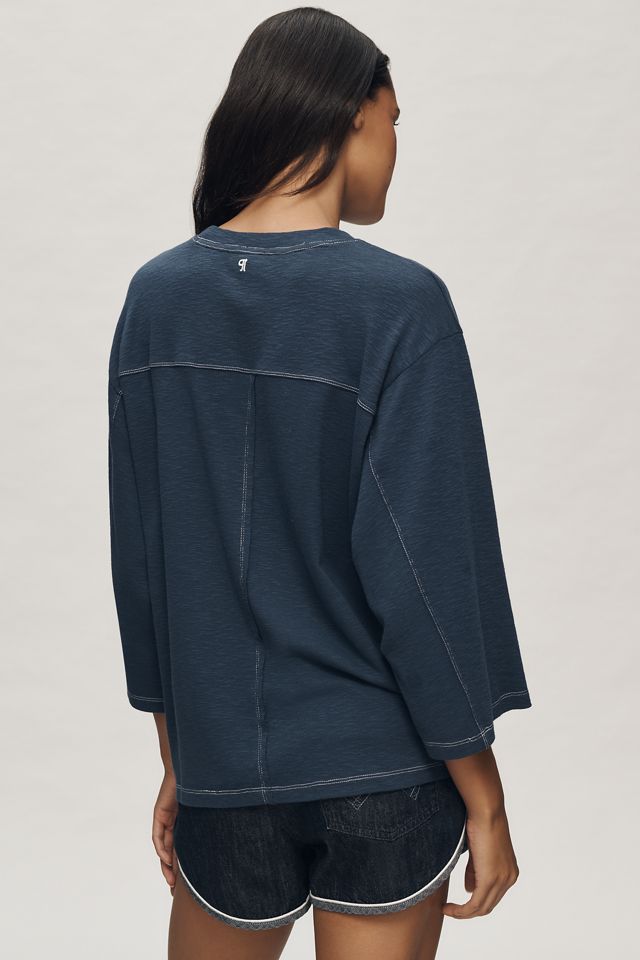Pilcro 3/4 Sleeve Varsity Tee