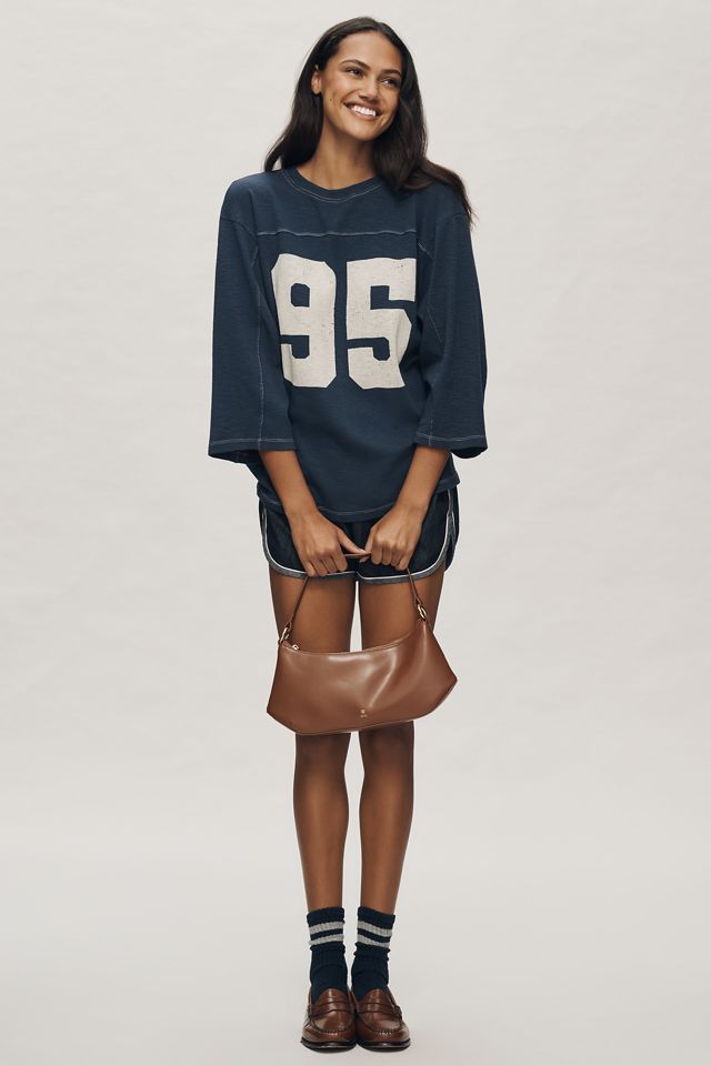 Pilcro 3/4 Sleeve Varsity Tee