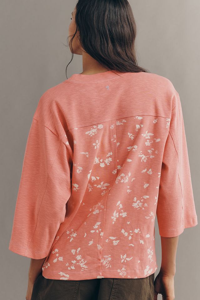 Pilcro 3/4 Sleeve Varsity Tee #1