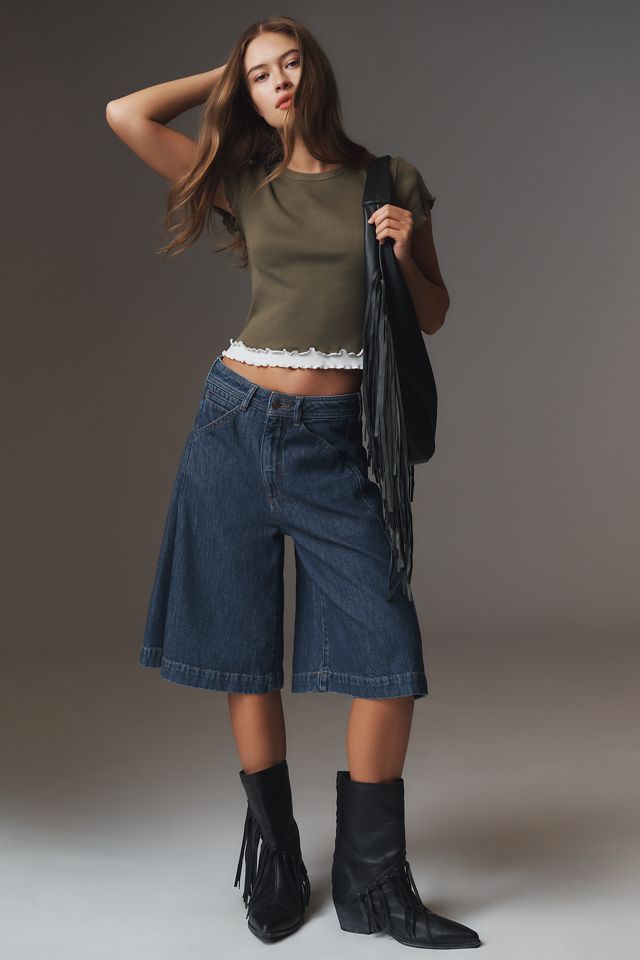 Maeve Flutter-Trim Graphic Baby Tee #2