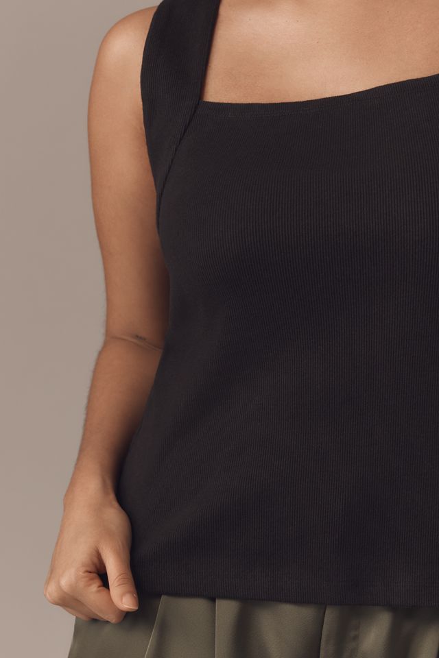 By Anthropologie Square-Neck Halter Tank #5