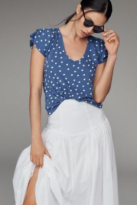 Maeve Halter Twofer Mini Dress