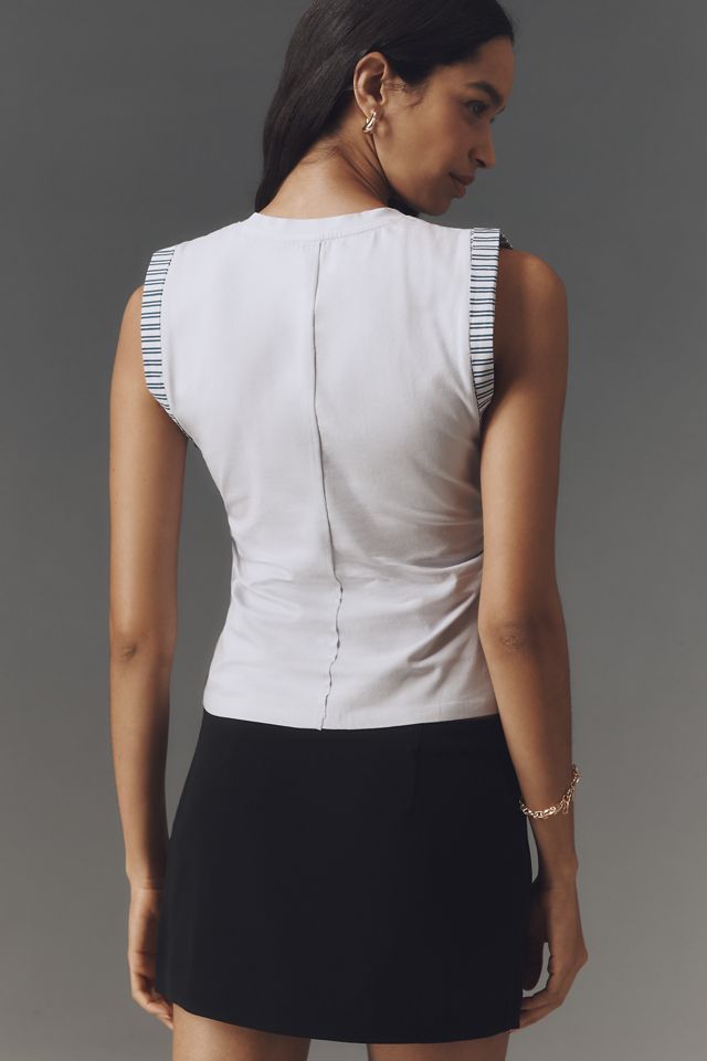 Pilcro Crew Neck Sleeveless Muscle Tee #2