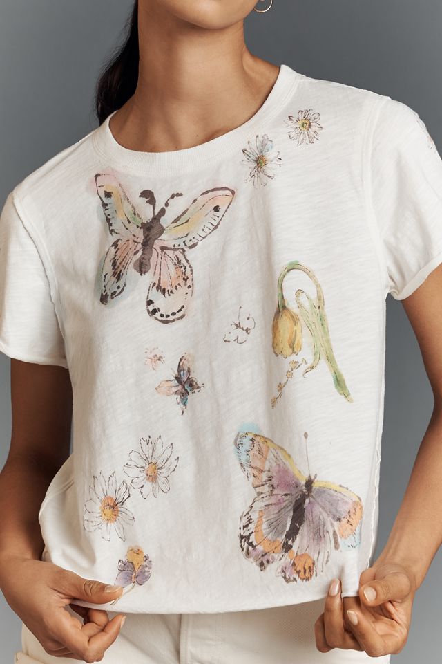 Swan Gossip x Anthropologie Crew-Neck Boxy Tee #3