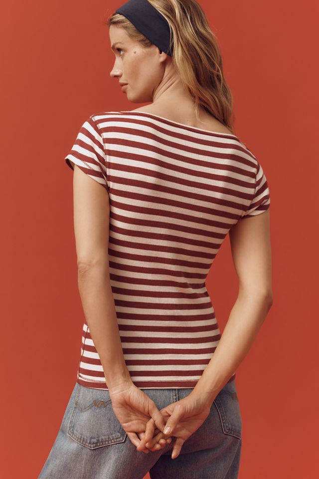 Pilcro Short-Sleeve Envelope T-Shirt #1